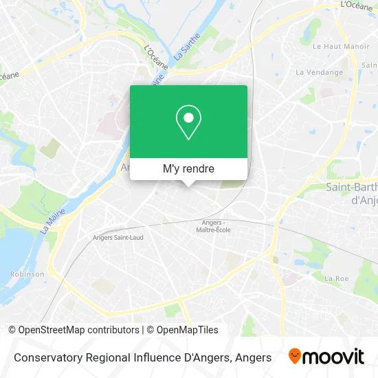 Conservatory Regional Influence D'Angers plan