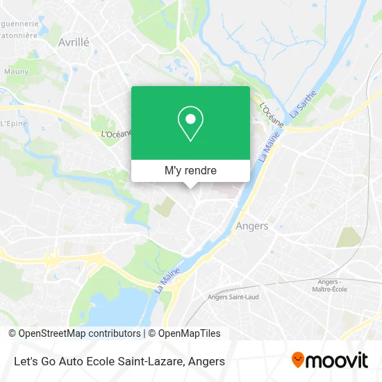 Let's Go Auto Ecole Saint-Lazare plan