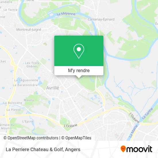 La Perriere Chateau & Golf plan
