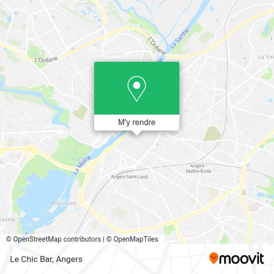 Le Chic Bar plan
