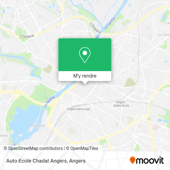 Auto-Ecole Chadal Angers plan