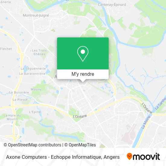 Axone Computers - Echoppe Informatique plan