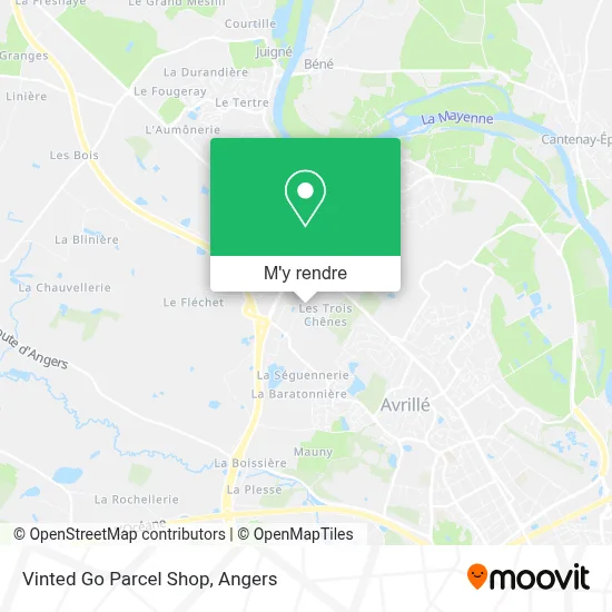 Vinted Go Parcel Shop plan