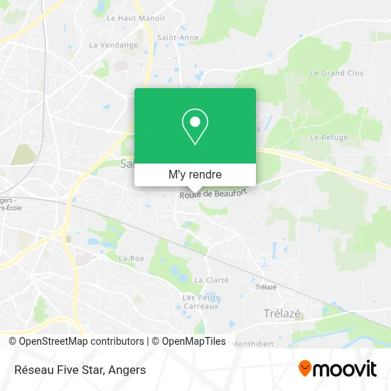 Réseau Five Star plan
