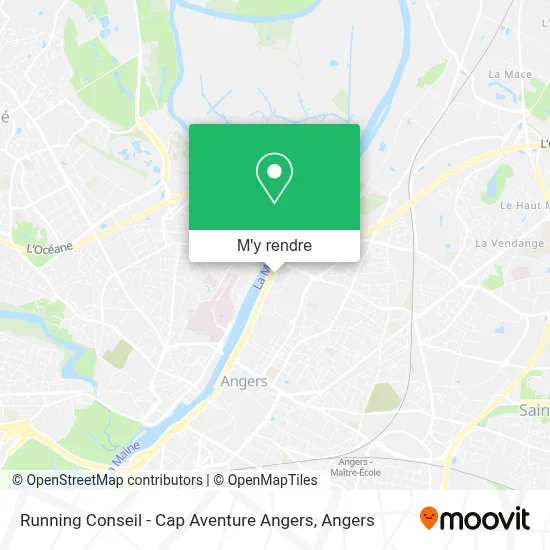Running Conseil - Cap Aventure Angers plan