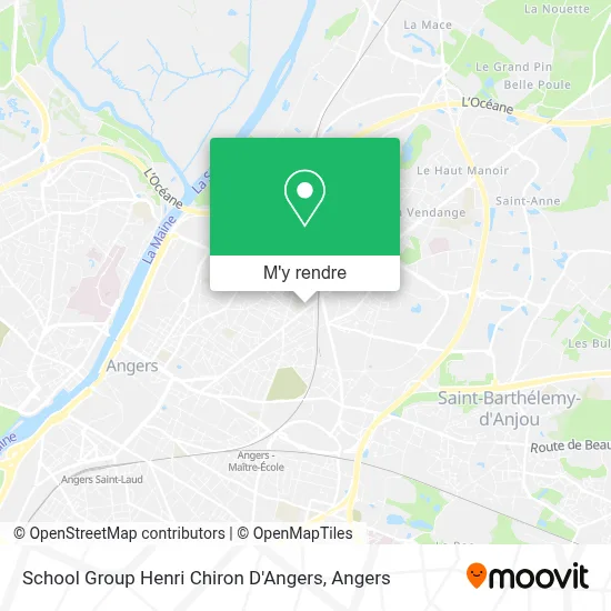 School Group Henri Chiron D'Angers plan