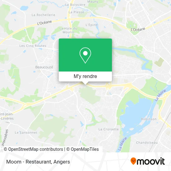 Moom - Restaurant plan