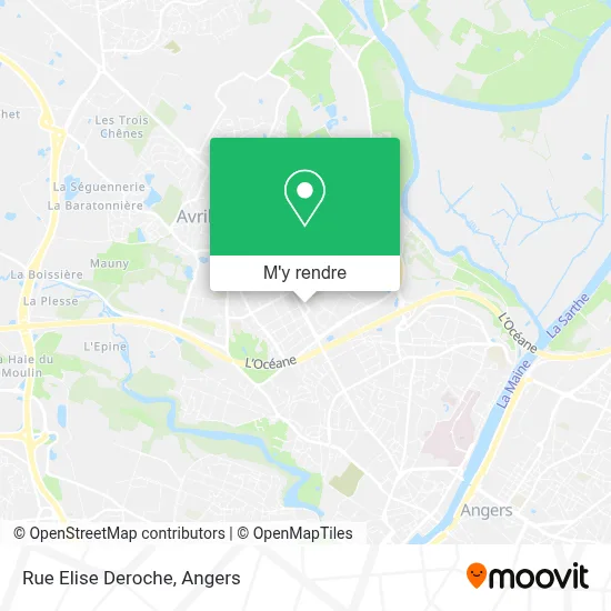 Rue Elise Deroche plan
