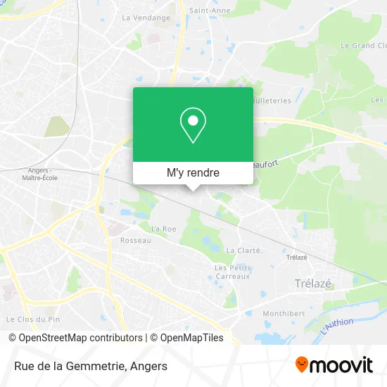 Rue de la Gemmetrie plan