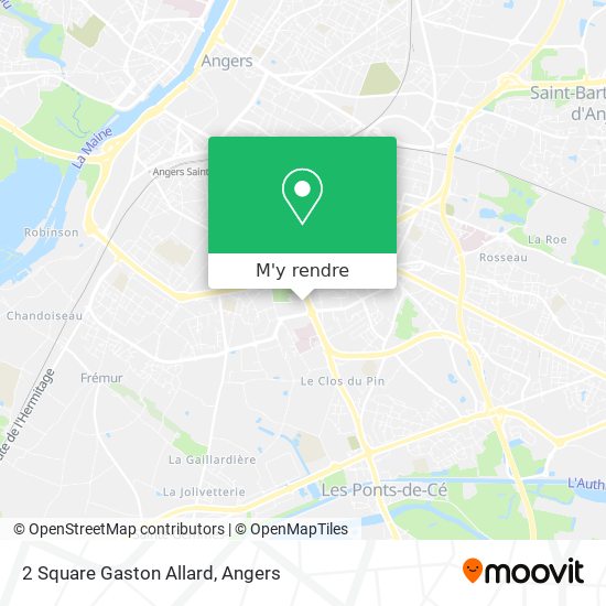 2 Square Gaston Allard plan