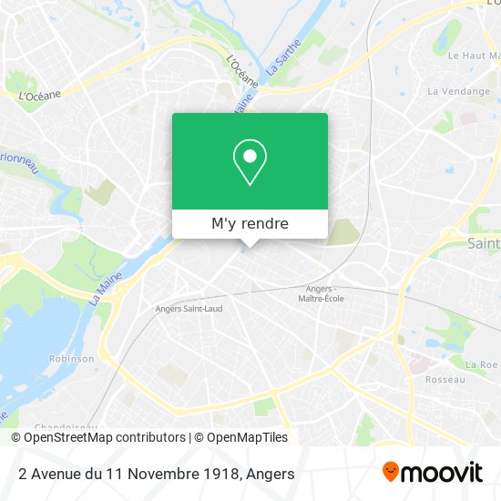 2 Avenue du 11 Novembre 1918 plan
