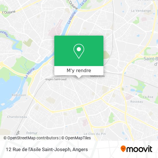 12 Rue de l'Asile Saint-Joseph plan