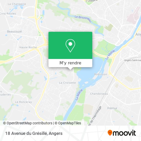 18 Avenue du Grésillé plan