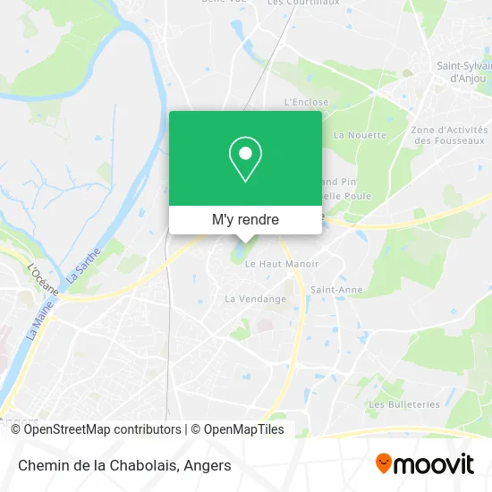 Chemin de la Chabolais plan