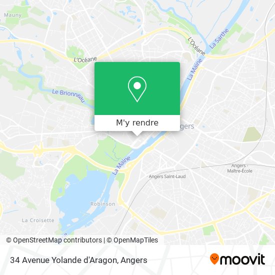 34 Avenue Yolande d'Aragon plan
