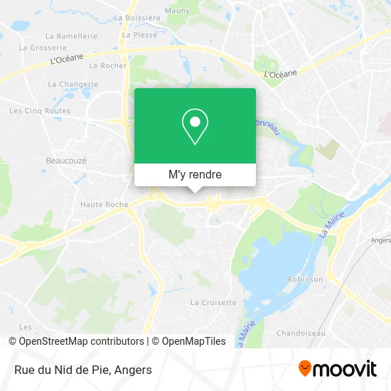 Rue du Nid de Pie plan