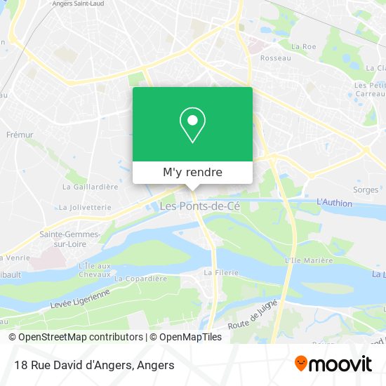 18 Rue David d'Angers plan