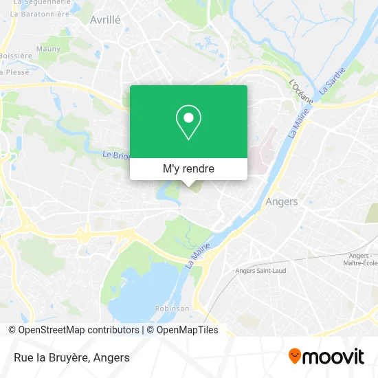 Rue la Bruyère plan