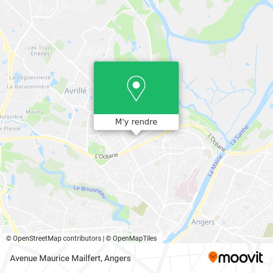 Avenue Maurice Mailfert plan