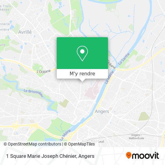 1 Square Marie Joseph Chénier plan