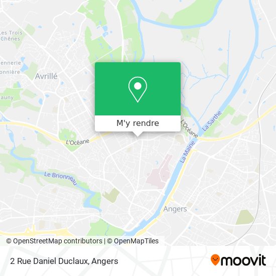 2 Rue Daniel Duclaux plan