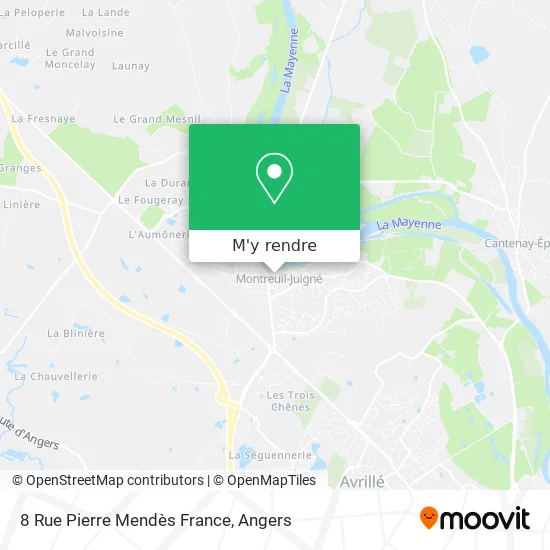 8 Rue Pierre Mendès France plan