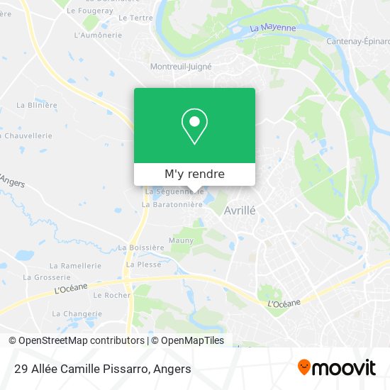 29 Allée Camille Pissarro plan