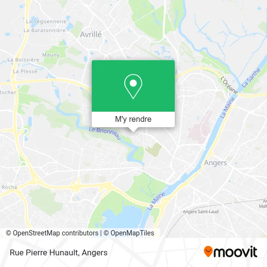 Rue Pierre Hunault plan