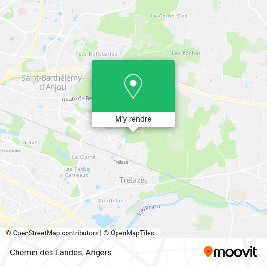 Chemin des Landes plan