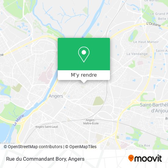 Rue du Commandant Bory plan