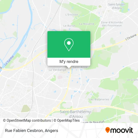 Rue Fabien Cesbron plan