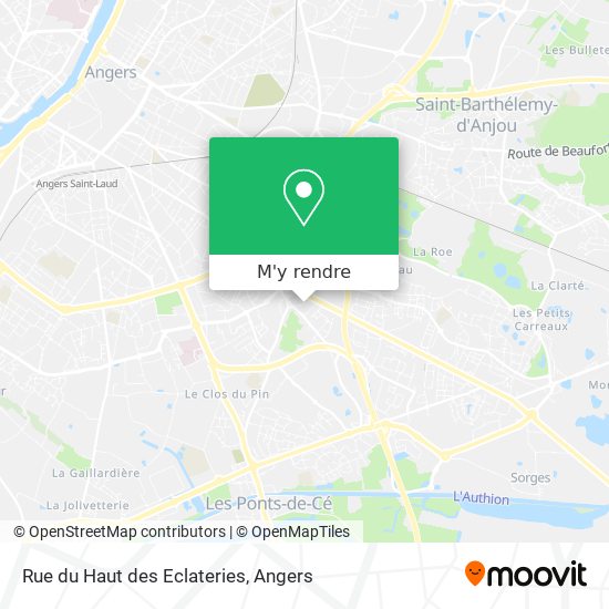 Rue du Haut des Eclateries plan