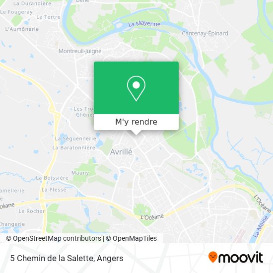 5 Chemin de la Salette plan