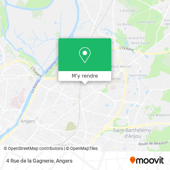 4 Rue de la Gagnerie plan