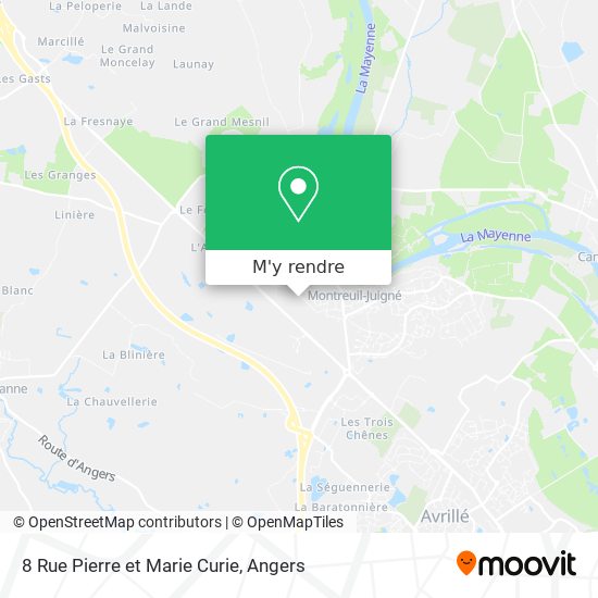 8 Rue Pierre et Marie Curie plan