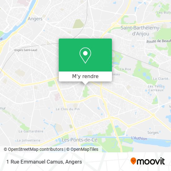 1 Rue Emmanuel Camus plan