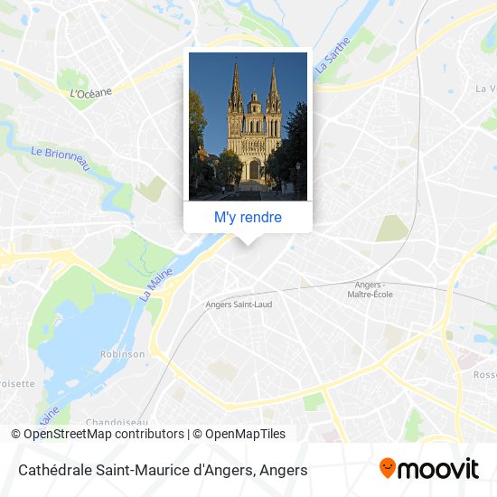 Cathédrale Saint-Maurice d'Angers plan