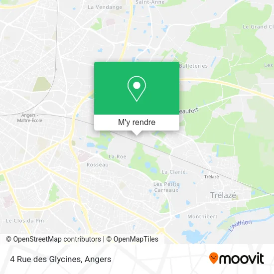 4 Rue des Glycines plan