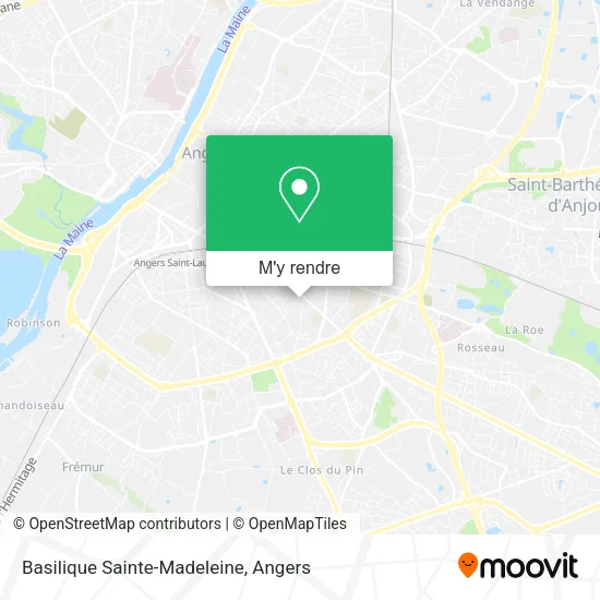 Basilique Sainte-Madeleine plan