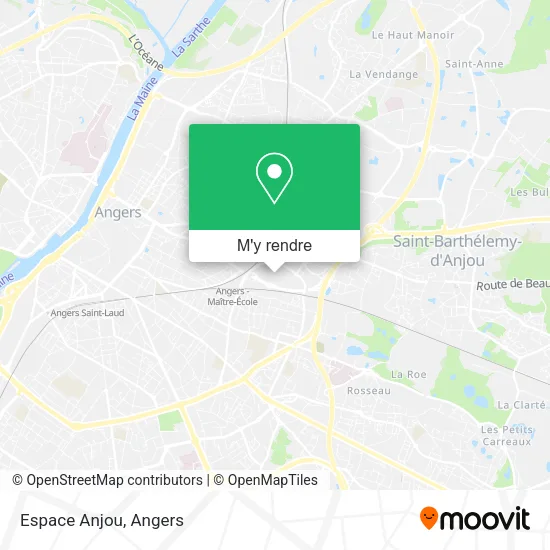 Espace Anjou plan
