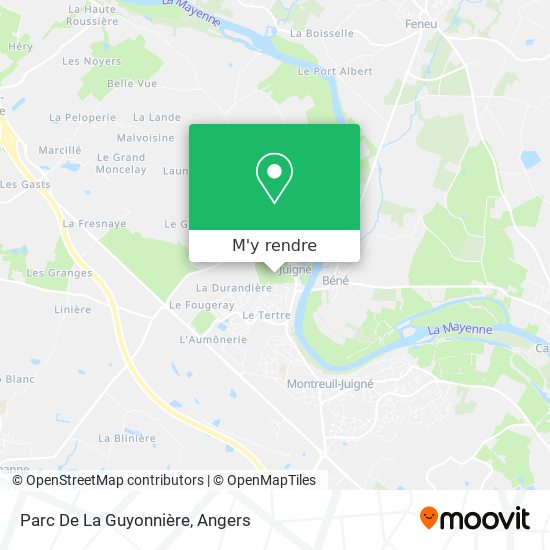 Parc De La Guyonnière plan