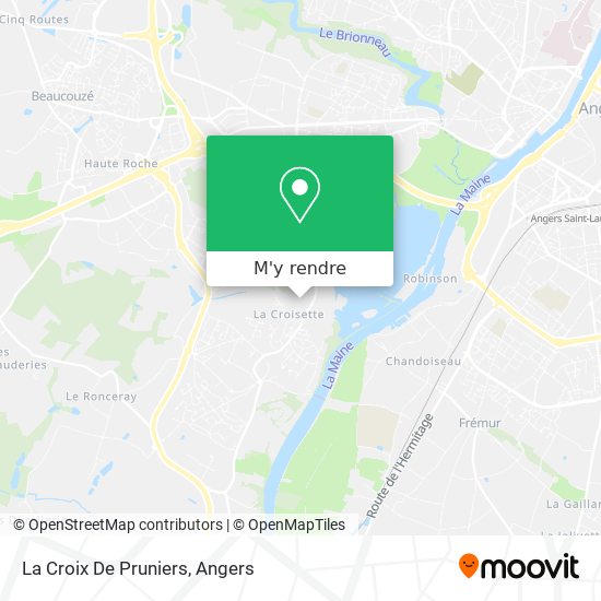 La Croix De Pruniers plan