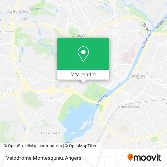 Vélodrome Montesquieu plan