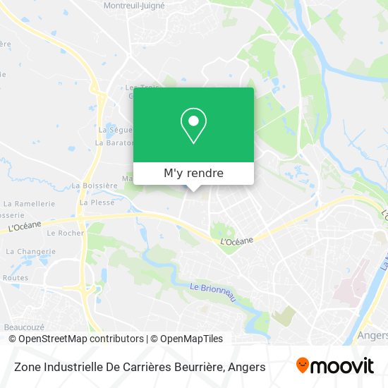 Zone Industrielle De Carrières Beurrière plan