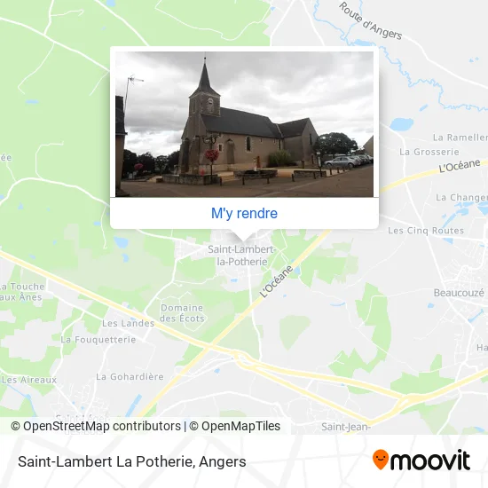 Saint-Lambert La Potherie plan