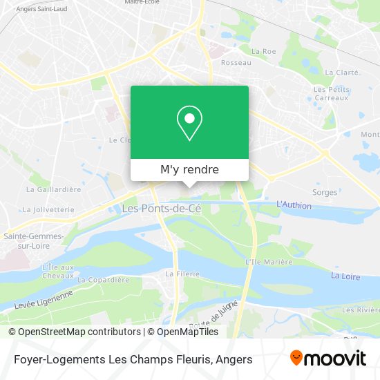 Foyer-Logements Les Champs Fleuris plan