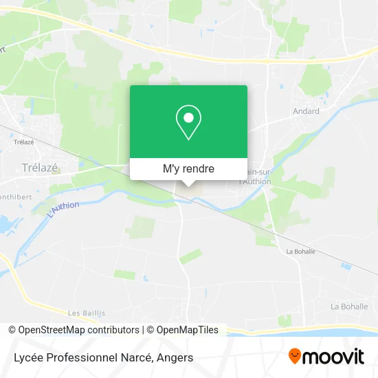Lycée Professionnel Narcé plan