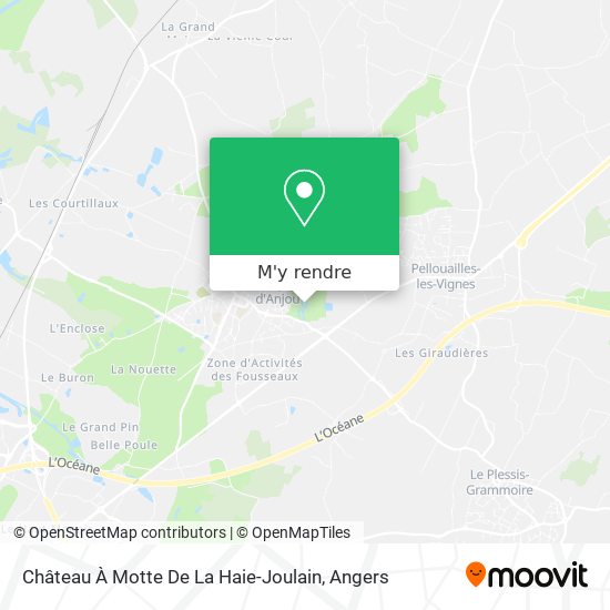 Château À Motte De La Haie-Joulain plan