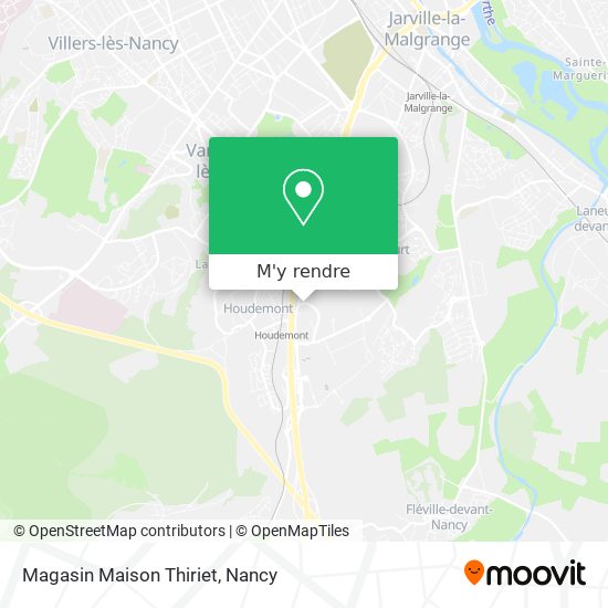 Magasin Maison Thiriet plan