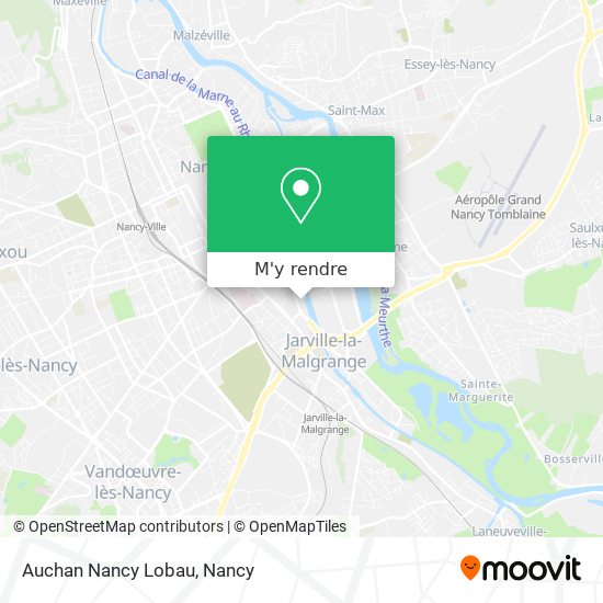 Auchan Nancy Lobau plan